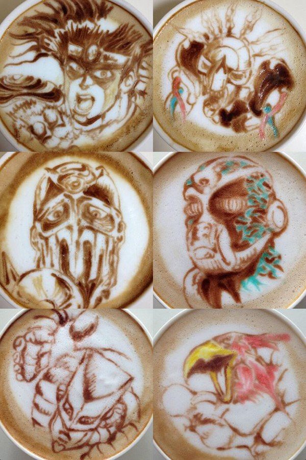#latteart disegni su cappuccino