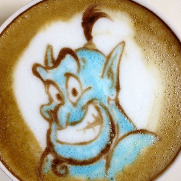 #latteart disegni su cappuccino