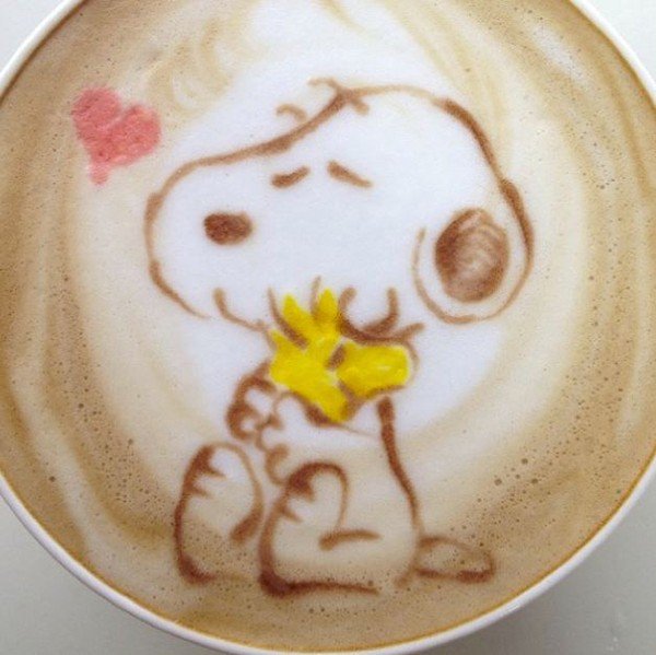 #latteart disegni su cappuccino