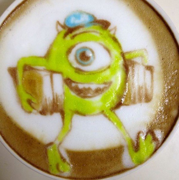 #latteart disegni su cappuccino