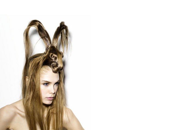Strane acconciature capelli