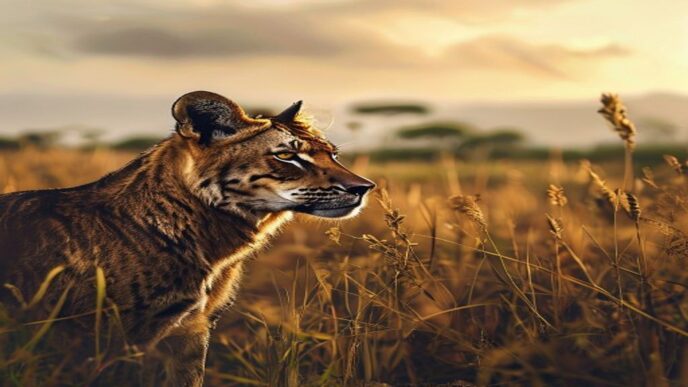 Immagine illustrativa generata con AI per: Bonghi montani ritrovati in Kenya: una speranza per la specie