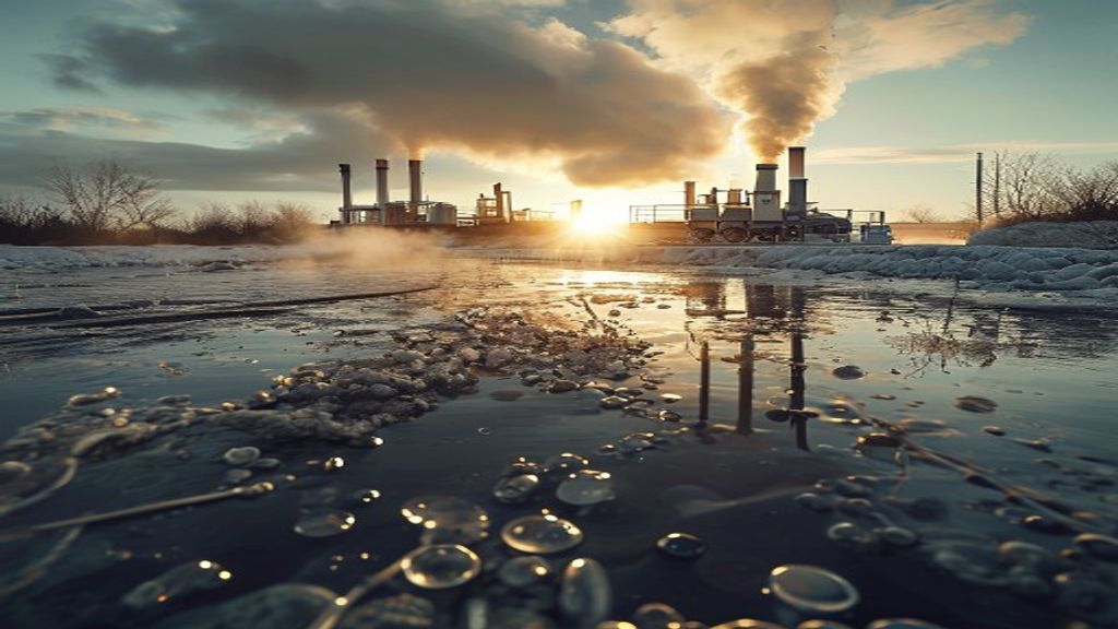 Immagine illustrativa generata con AI per: Il permafrost non emette solo CO2: assorbe anche emissioni