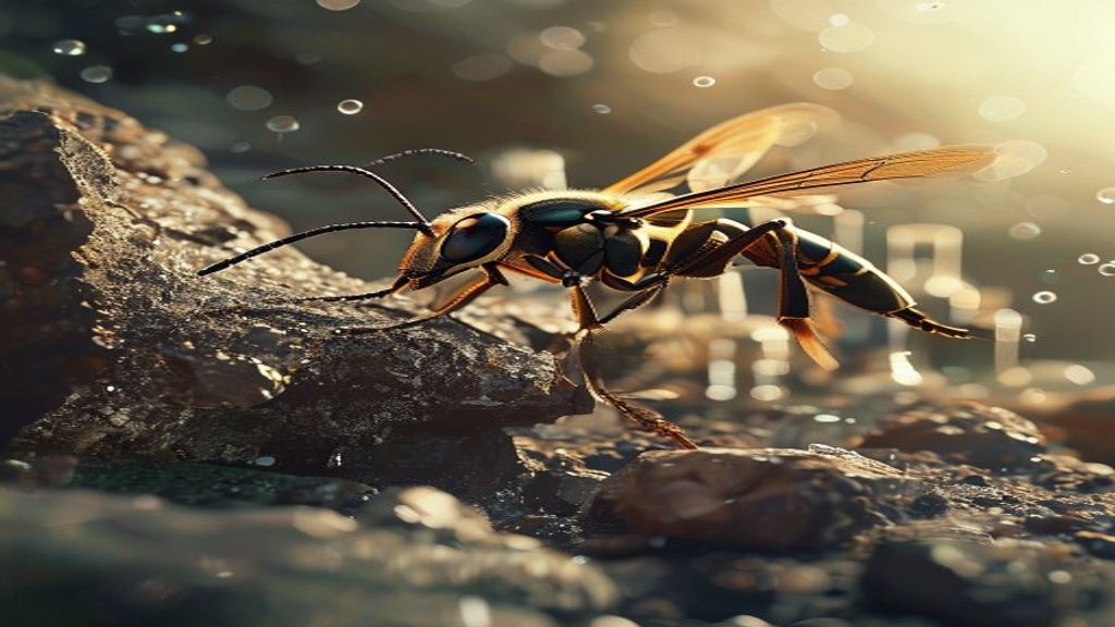 Immagine illustrativa generata con AI per: WASP-94A b: il pianeta dove le nuvole si trasformano in pietra