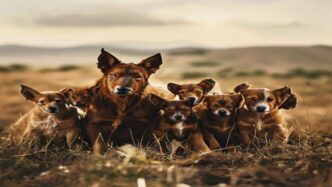 Immagine illustrativa generata con AI per: 25 cuccioli selvatici di bisonte in Azerbaijan: successo globale