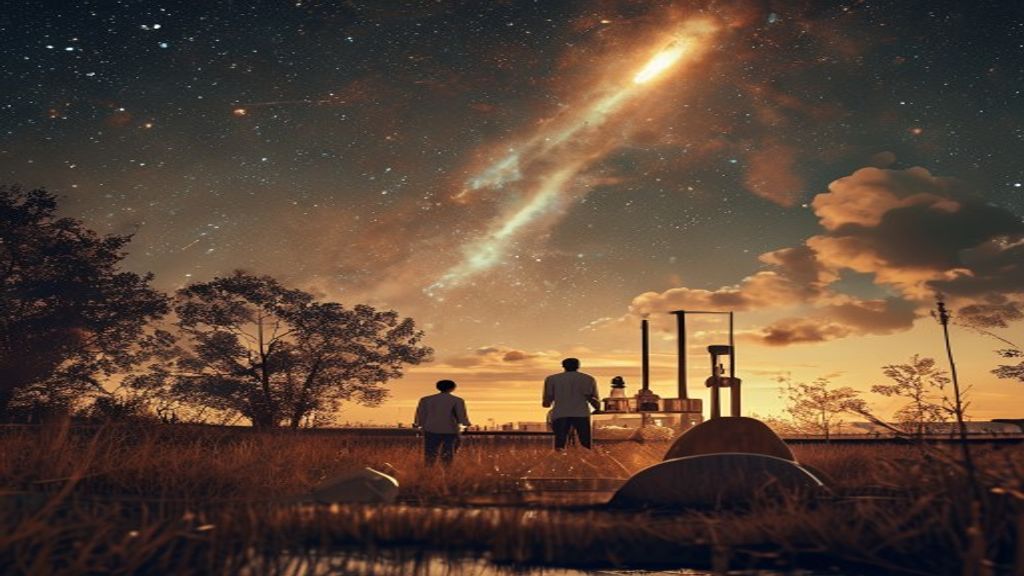 Immagine illustrativa generata con AI per: Due meteoriti illumineranno il cielo a luglio 2026
